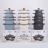 `سرویس قابلمه گرانیتی نچسب روگن مناسب اجاق گازی و برقی`